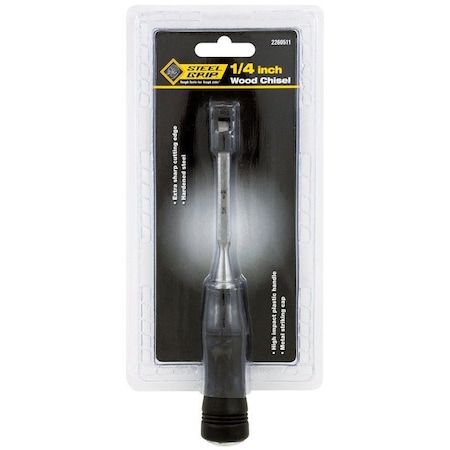 Steel Grip Steel Grip 1/4 in. W X 4 in. L Wood Chisel 1 pk 2260511